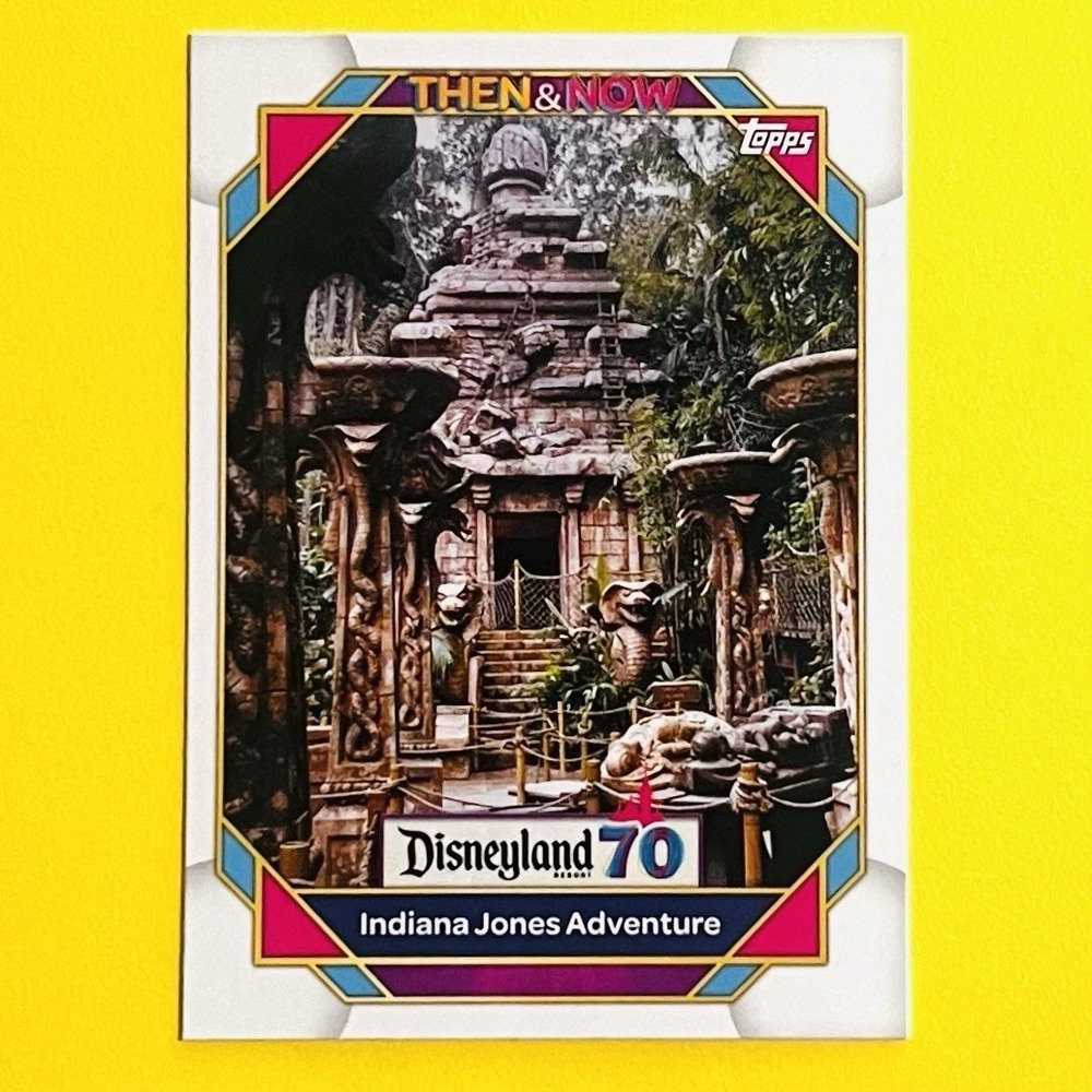 2025 Topps Disneyland 70th Anniversary Indiana Jones Adventure Then & Now #13